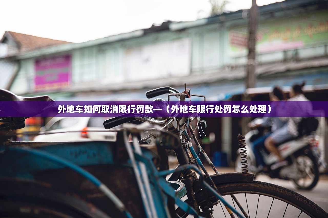 外地车如何取消限行罚款—(外地车限行处罚怎么处理) 外地车如何取消限行罚款—(外地车限行处罚怎么处理)