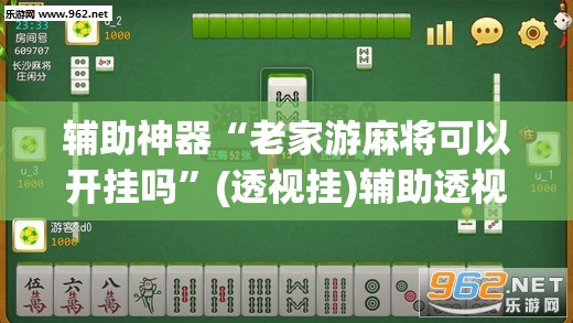 辅助神器“老家游麻将可以开挂吗”(透视挂)辅助透视教程