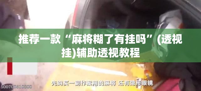 推荐一款“麻将糊了有挂吗”(透视挂)辅助透视教程