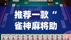 推荐一款“雀神麻将助赢神器购买”(透视挂)辅助透视教程