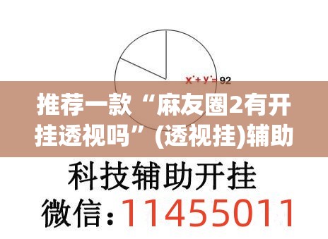 推荐一款“麻友圈2有开挂透视吗	”(透视挂)辅助透视教程