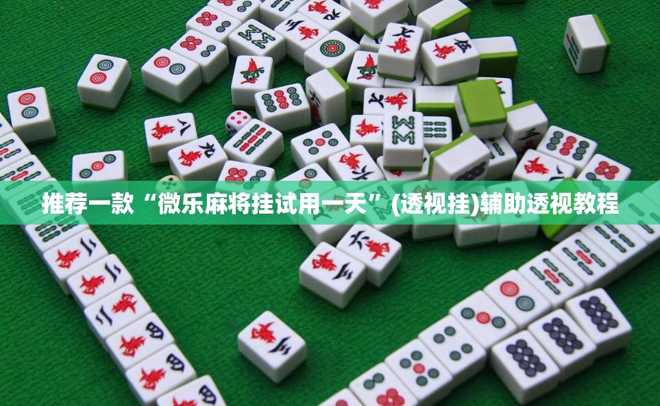 推荐一款“微乐麻将挂试用一天”(透视挂)辅助透视教程