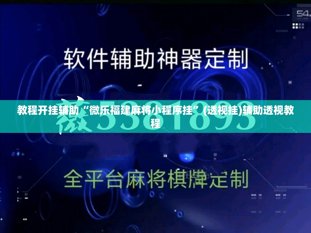 教程开挂辅助“微乐福建麻将小程序挂	”(透视挂)辅助透视教程