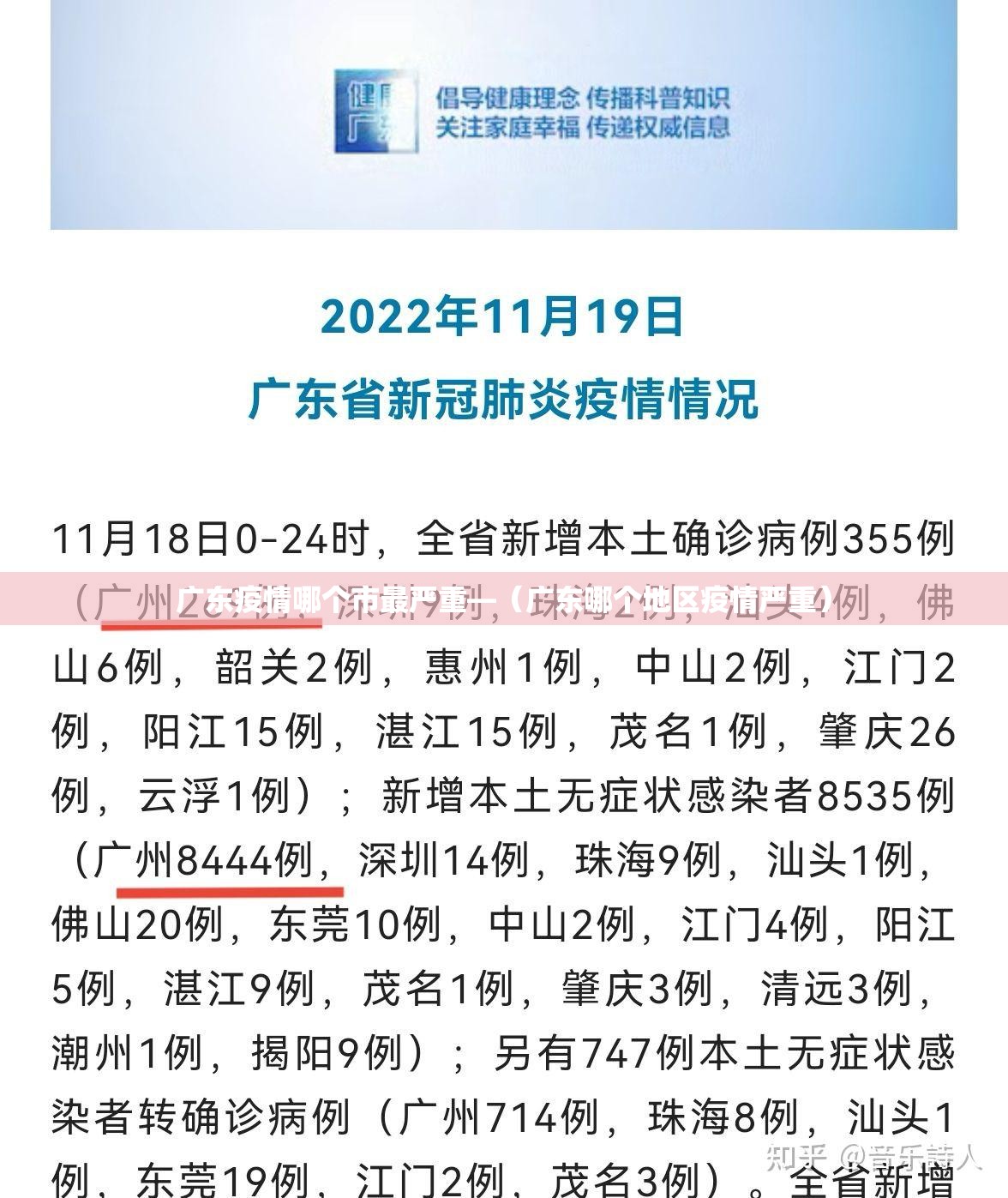 广东疫情哪个市最严重—（广东哪个地区疫情严重）