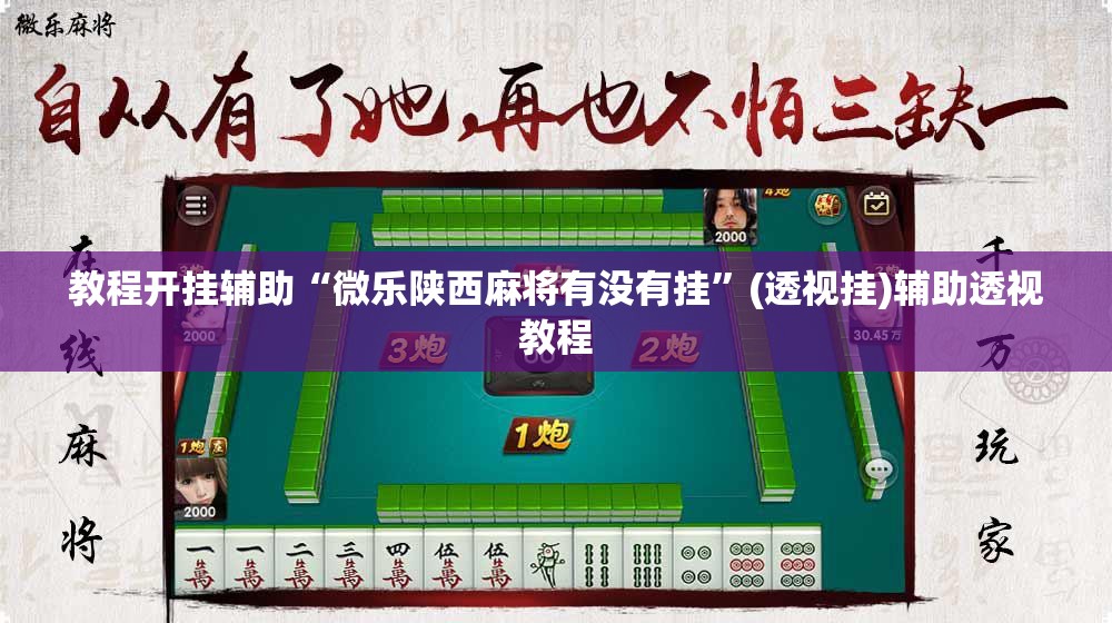 教程开挂辅助“微乐湖北麻将开挂视频	”(透视挂)辅助透视教程