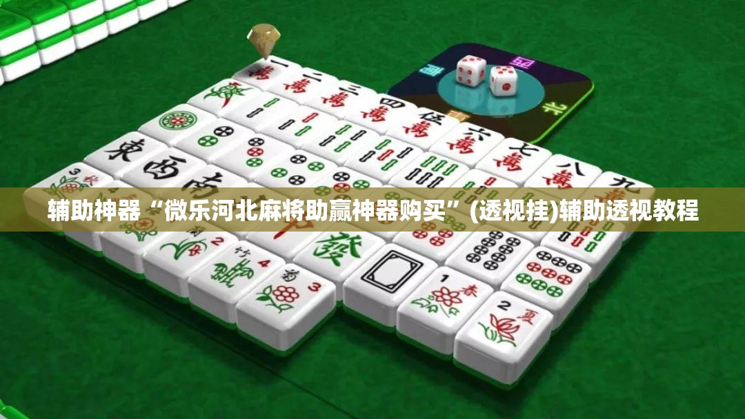 教程开挂辅助“微乐江苏麻将有挂吗”(透视挂)辅助透视教程