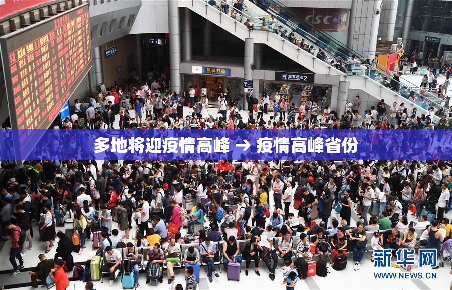 多地将迎疫情高峰 → 疫情高峰省份