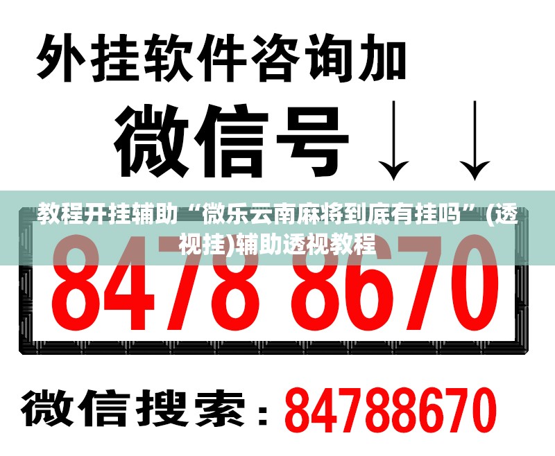 教程开挂辅助“微乐云南麻将到底有挂吗	”(透视挂)辅助透视教程