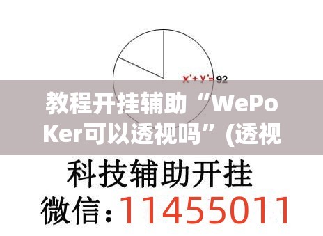 教程开挂辅助“WePoKer可以透视吗”(透视挂)辅助透视教程