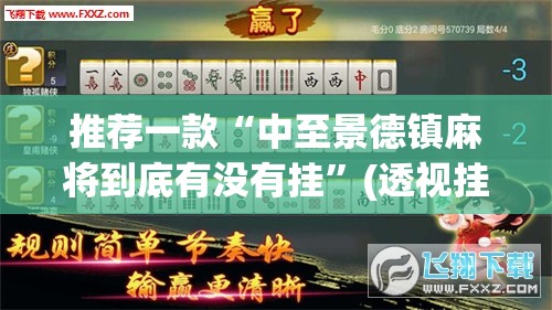 推荐一款“中至景德镇麻将到底有没有挂	”(透视挂)辅助透视教程