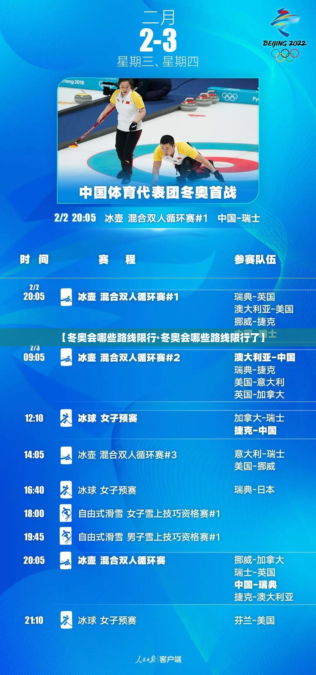 【冬奥会哪些路线限行·冬奥会哪些路线限行了】 【冬奥会哪些路线限行·冬奥会哪些路线限行了】
