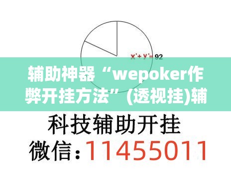 辅助神器“wepoker作弊开挂方法”(透视挂)辅助透视教程