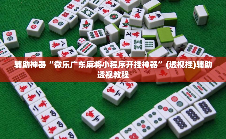 辅助神器“微乐广东麻将小程序开挂神器”(透视挂)辅助透视教程