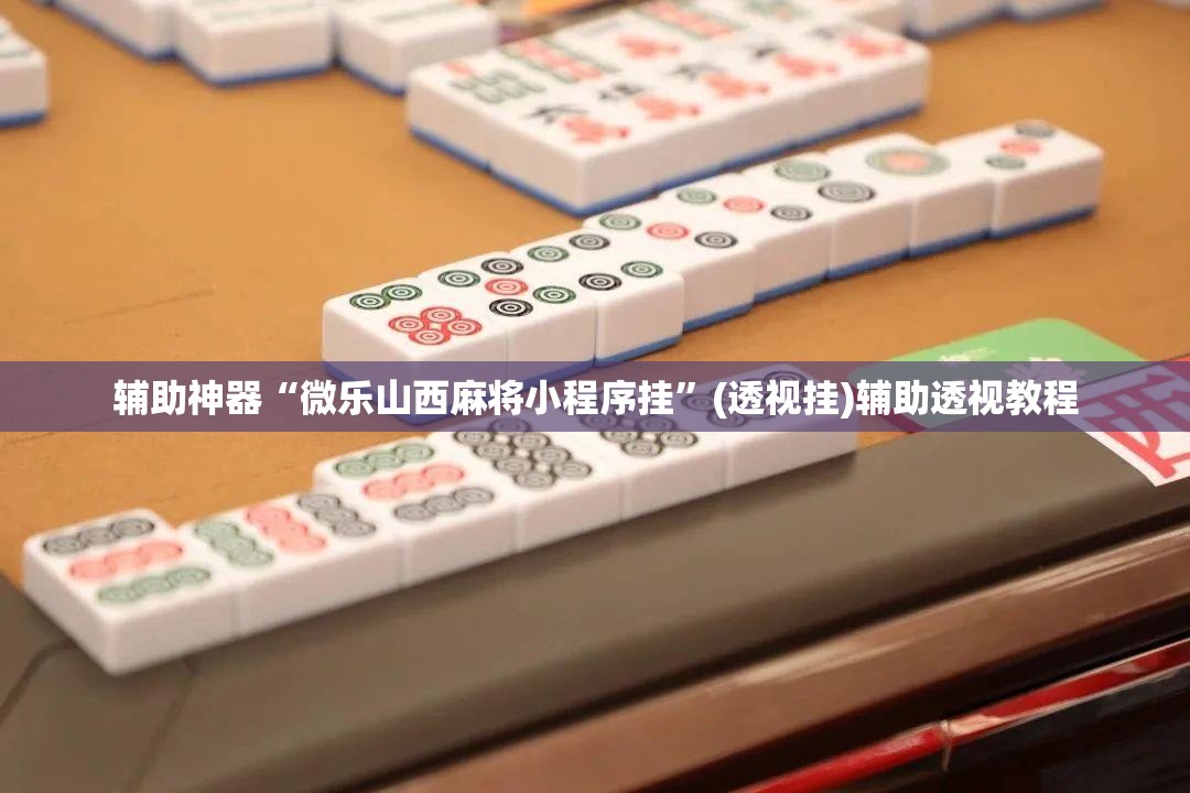 辅助神器“微乐山西麻将小程序挂”(透视挂)辅助透视教程