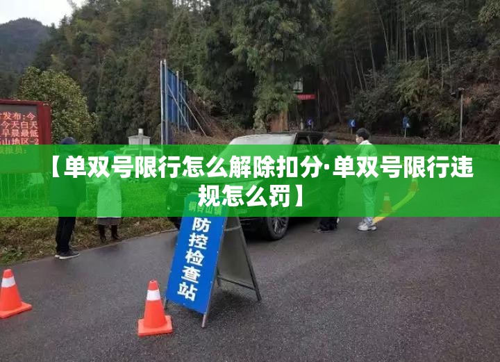 【单双号限行怎么解除扣分·单双号限行违规怎么罚】 【单双号限行怎么解除扣分·单双号限行违规怎么罚】