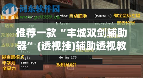 推荐一款“丰城双剑辅助器	”(透视挂)辅助透视教程