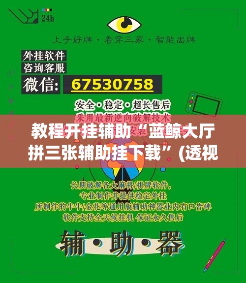 教程开挂辅助“蓝鲸大厅拼三张辅助挂下载”(透视挂)辅助透视教程