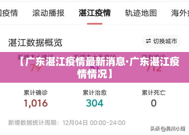 【广东湛江疫情最新消息·广东湛江疫情情况】