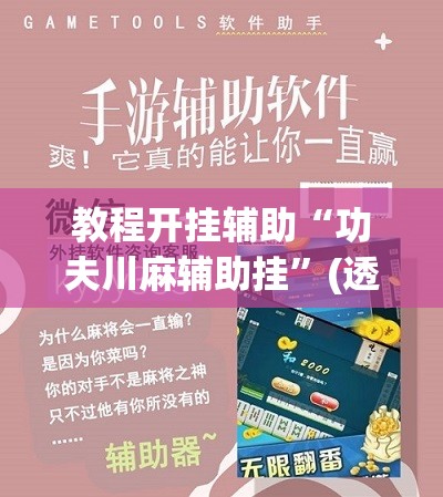 教程开挂辅助“功夫川麻辅助挂”(透视挂)辅助透视教程