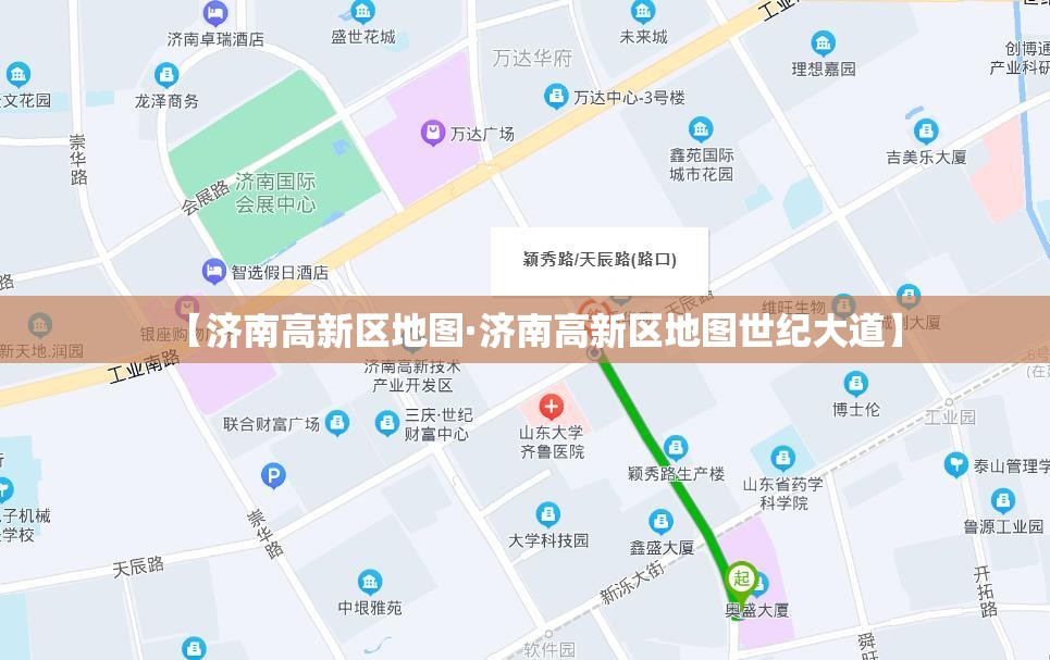 【济南高新区地图·济南高新区地图世纪大道】