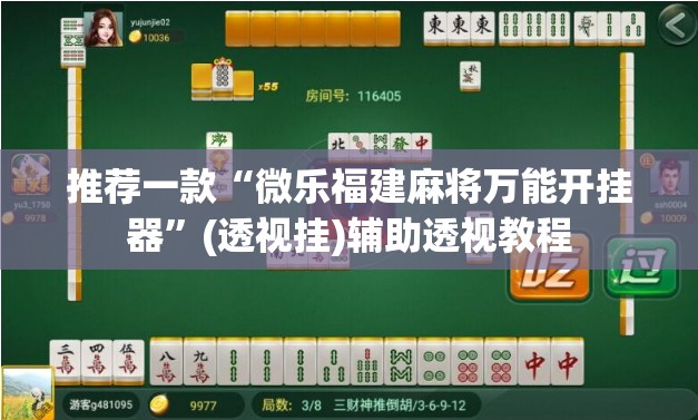 推荐一款“微乐福建麻将万能开挂器	”(透视挂)辅助透视教程