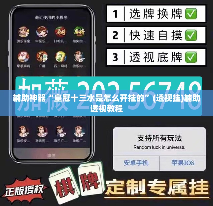 辅助神器“皇冠十三水是怎么开挂的”(透视挂)辅助透视教程
