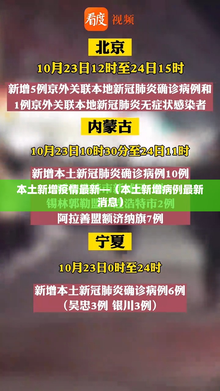 本土新增疫情最新—（本土新增病例最新消息）