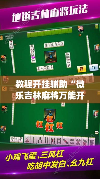 教程开挂辅助“微乐吉林麻将万能开挂器免费”(透视挂)辅助透视教程