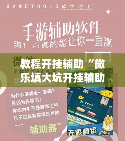 教程开挂辅助“微乐填大坑开挂辅助器	”(透视挂)辅助透视教程