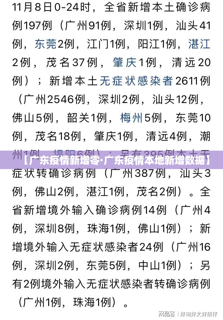 【广东疫情新增零·广东疫情本地新增数据】 【广东疫情新增零·广东疫情本地新增数据】