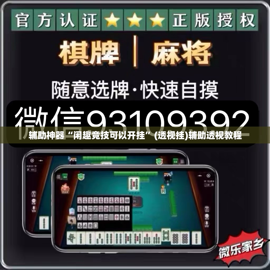 辅助神器“闲趣竞技可以开挂”(透视挂)辅助透视教程