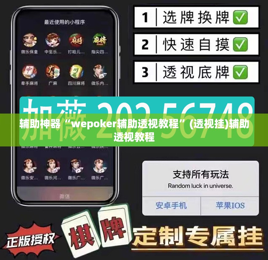 辅助神器“wepoker辅助透视教程”(透视挂)辅助透视教程