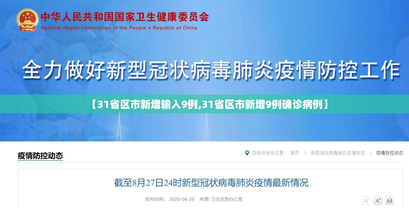 【31省区市新增输入9例,31省区市新增9例确诊病例】