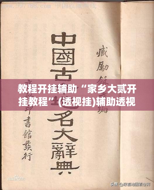 教程开挂辅助“家乡大贰开挂教程”(透视挂)辅助透视教程