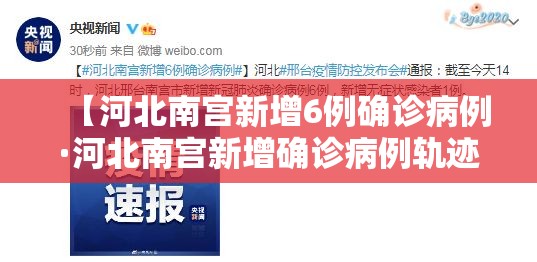 【河北南宫新增6例确诊病例·河北南宫新增确诊病例轨迹】 【河北南宫新增6例确诊病例·河北南宫新增确诊病例轨迹】
