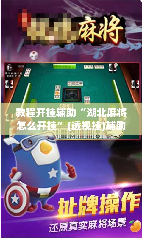 教程开挂辅助“湖北麻将怎么开挂”(透视挂)辅助透视教程