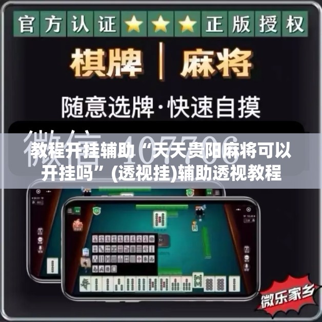 教程开挂辅助“天天贵阳麻将可以开挂吗”(透视挂)辅助透视教程