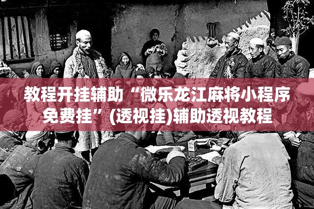 教程开挂辅助“微乐龙江麻将小程序免费挂”(透视挂)辅助透视教程