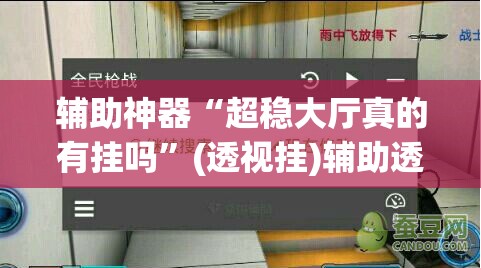 辅助神器“超稳大厅真的有挂吗	”(透视挂)辅助透视教程