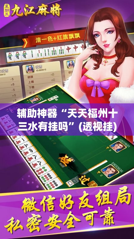 辅助神器“天天福州十三水有挂吗	”(透视挂)辅助透视教程