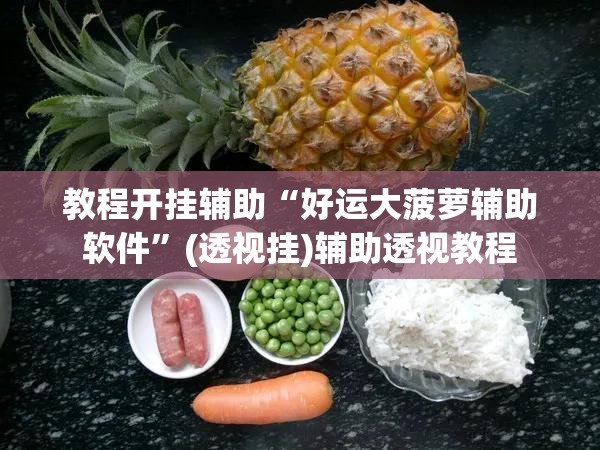 教程开挂辅助“好运大菠萝辅助软件”(透视挂)辅助透视教程