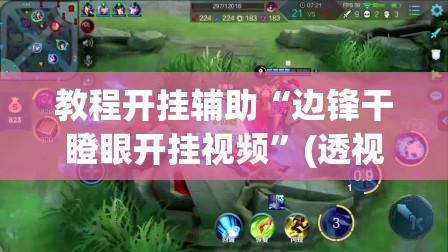教程开挂辅助“边锋干瞪眼开挂视频	”(透视挂)辅助透视教程