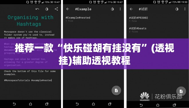 推荐一款“快乐碰胡有挂没有”(透视挂)辅助透视教程