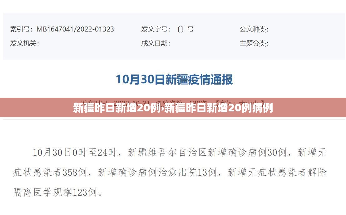 新疆昨日新增20例›新疆昨日新增20例病例