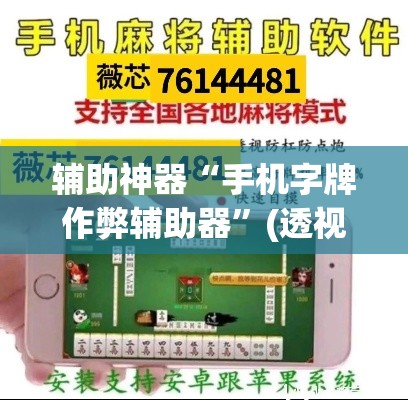 辅助神器“手机字牌作弊辅助器”(透视挂)辅助透视教程