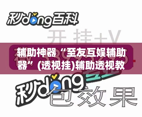 辅助神器“至友互娱辅助器”(透视挂)辅助透视教程