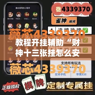 教程开挂辅助“财神十三张挂怎么安装”(透视挂)辅助透视教程