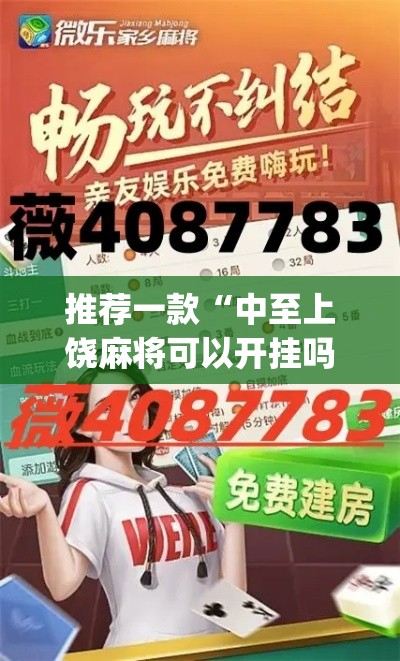 推荐一款“中至上饶麻将可以开挂吗”(透视挂)辅助透视教程