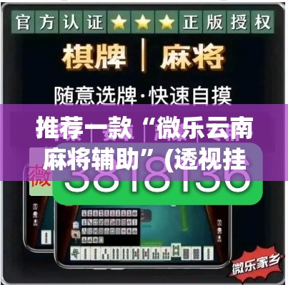 推荐一款“微乐云南麻将辅助	”(透视挂)辅助透视教程