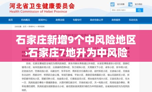 石家庄新增9个中风险地区›石家庄7地升为中风险 石家庄新增9个中风险地区›石家庄7地升为中风险